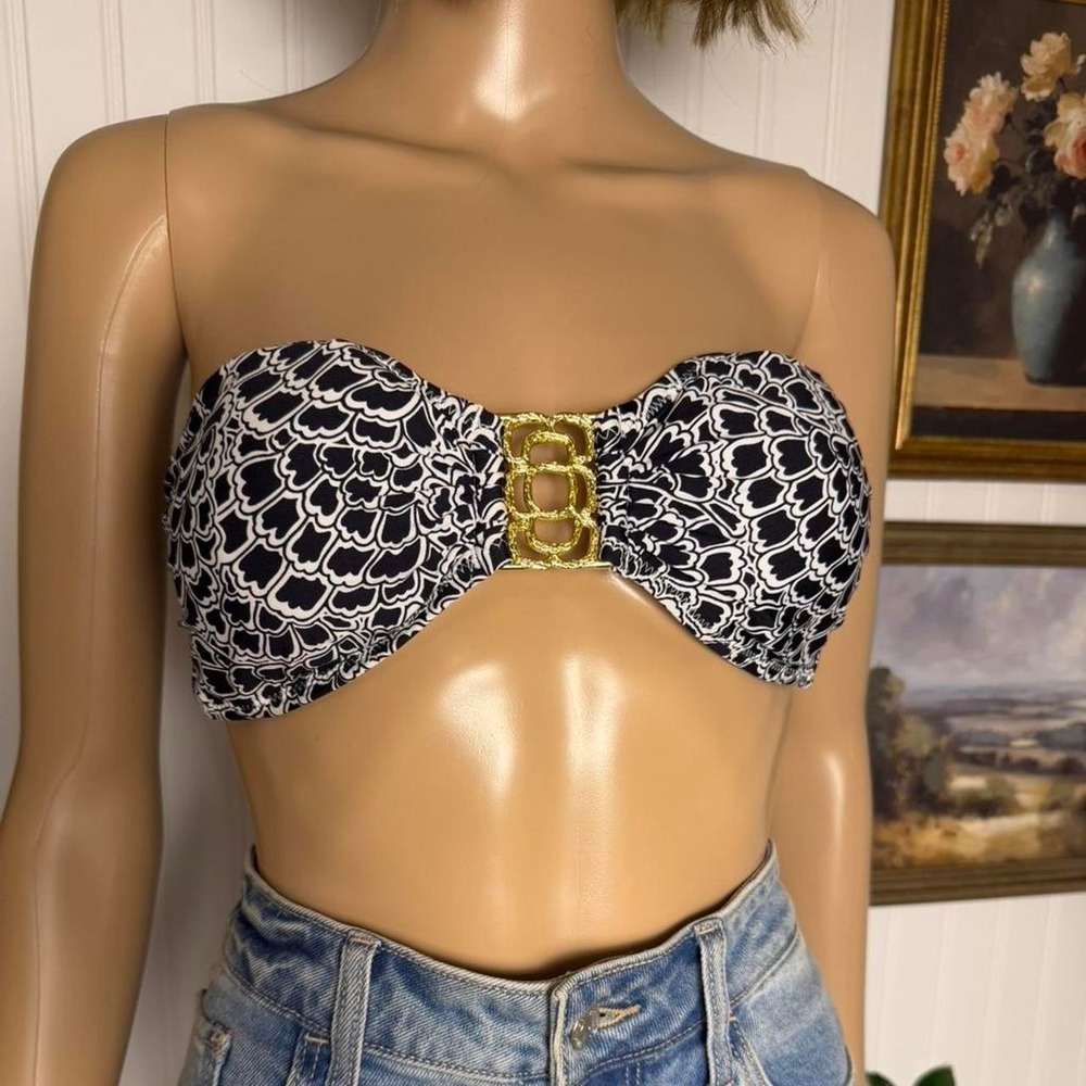 Trina‎ Turk Bandeau Bikini Top Size 8